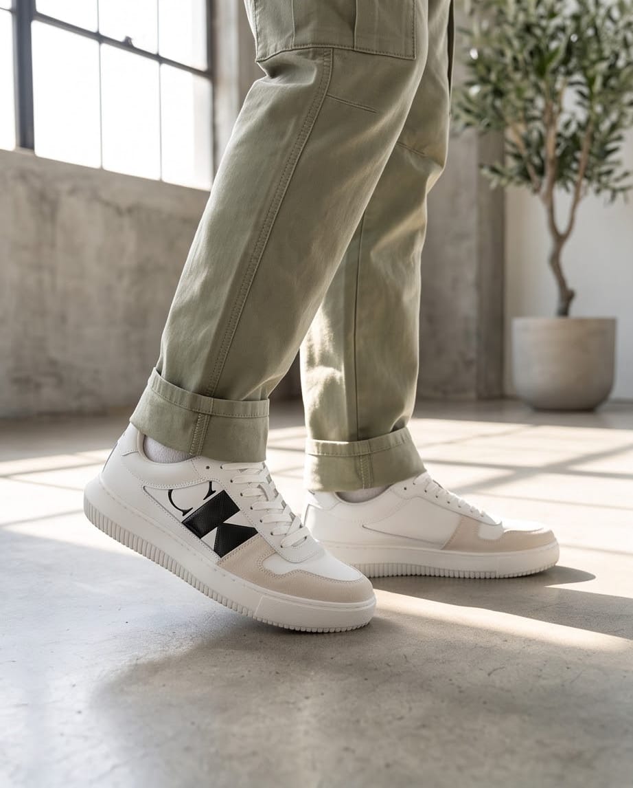 Calvin Klein Sneaker Bianca vista
