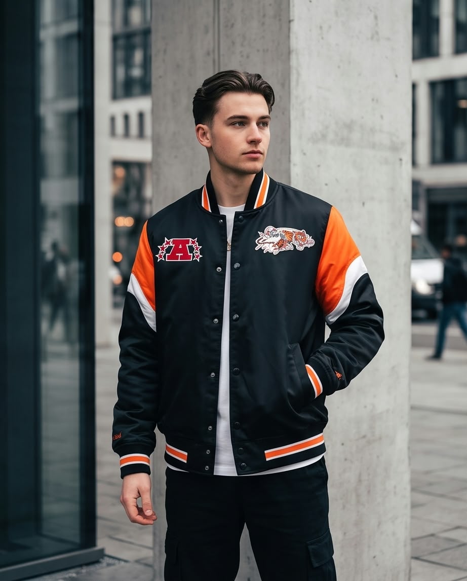 Giacca Bomber NFL Jacksonville Jaguars in raso