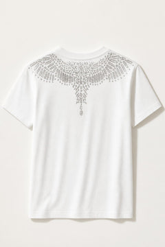 MARCELO BURLON T-Shirt - Ali con Brillantini