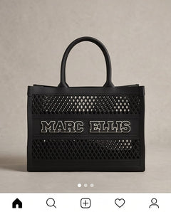 MARC ELLIS Borsa Tote Flat Basket Nera