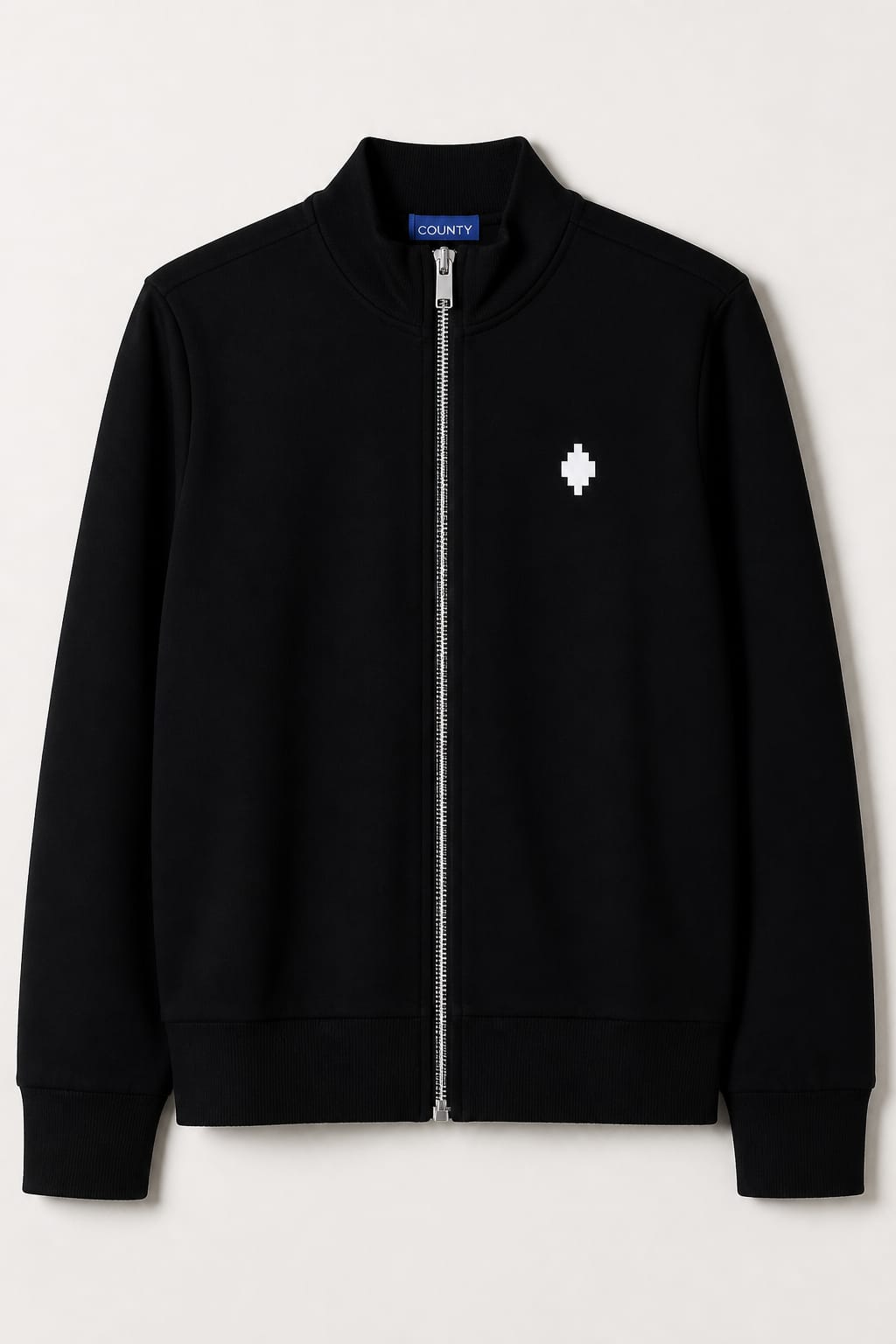 MARCELO BURLON Track Jacket - Croce con Brillantini