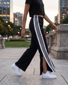 ADIDAS Pantalone Snap Wide Leg