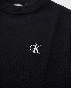 CALVIN KLEIN Maglione Girocollo Logo Ricama
