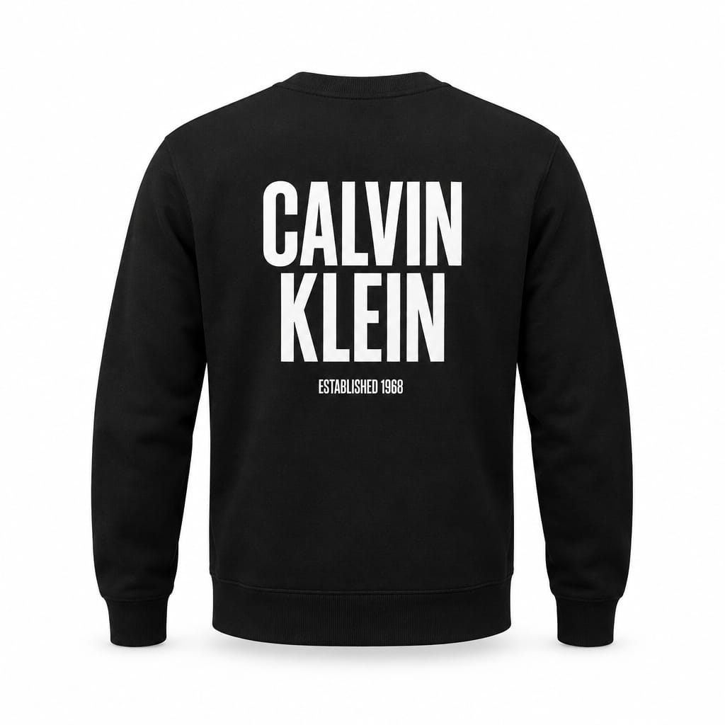 Calvin Klein Felpa Uomo Bold CK Presenza Urbana