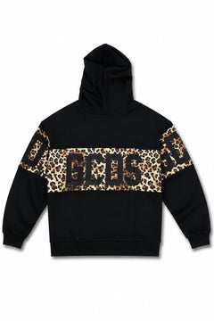 GCDS Band Logo Hoodie Motivo Animalier