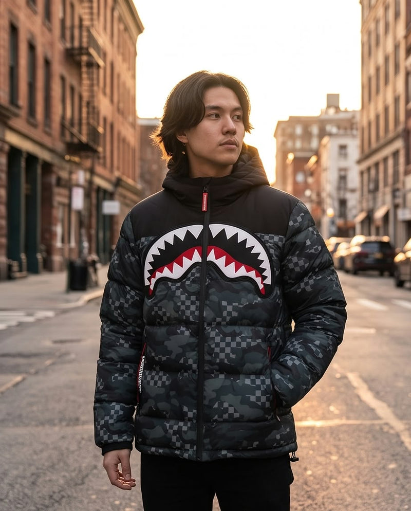 Piumino Sprayground Uomo con cappuccio