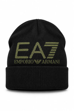 A7 Emporio Armani Beanie Visibility con maxi logo