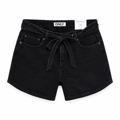 ONLY - Shorts in Denim con Cintura