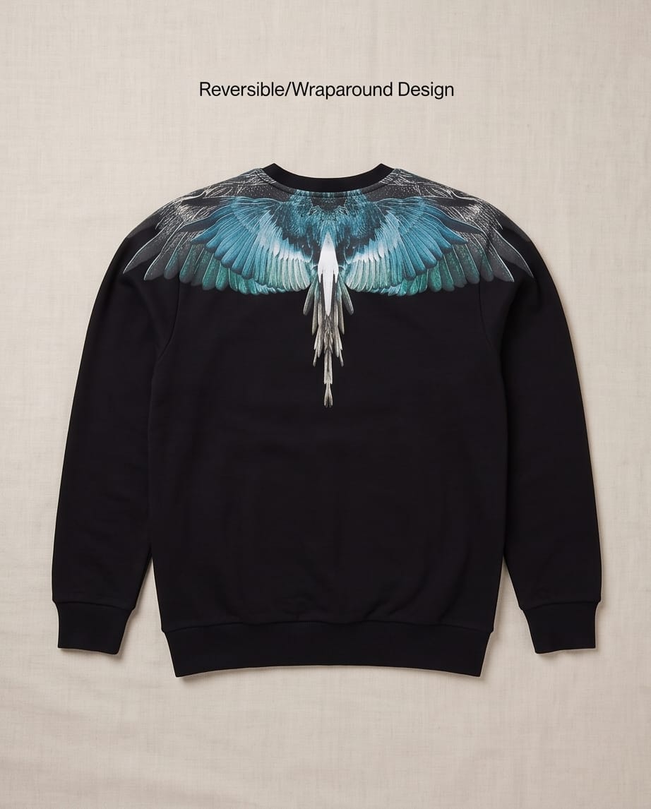 MARCELO BURLON Felpa Seraphic Meridian