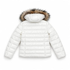 Blauer Kids – Piumino bambina con cappuccio IVORY