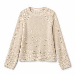 TRASH AND LUXURY Maglione con Perle Applicate – Pioggia di Luce