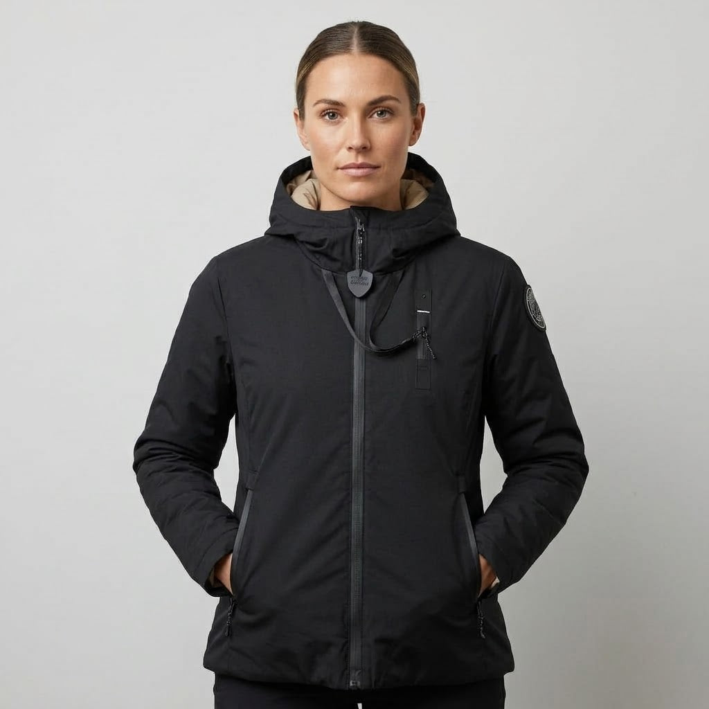 BLAUER Giaccone Imbottito Liscio con Cappuccio – ERIE