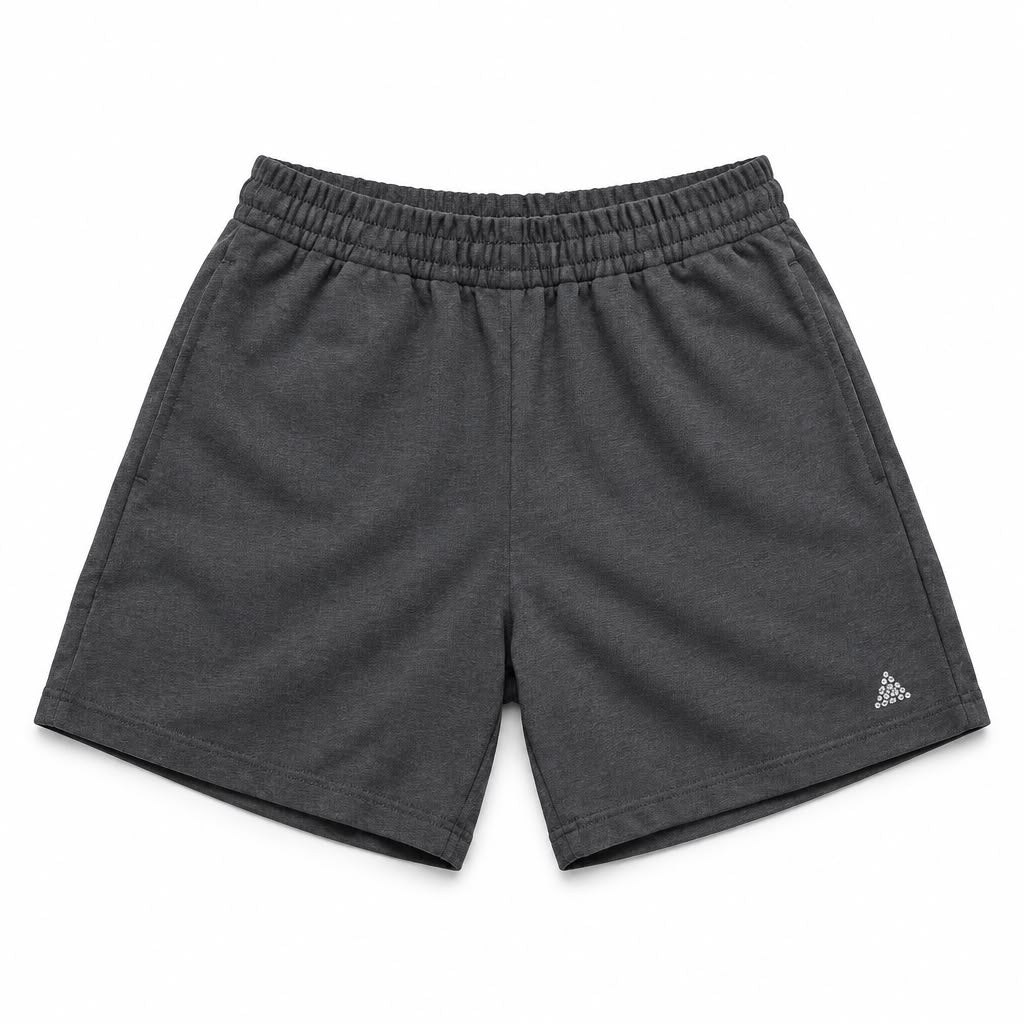 GUESS Shorts in Felpa Grigio Antracite Melange