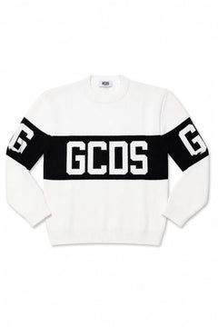 GCDS Knit Crewneck Geometria Tessile