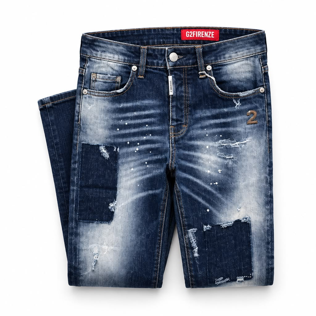 G2FIRENZE Laser Cicle Denim jeans