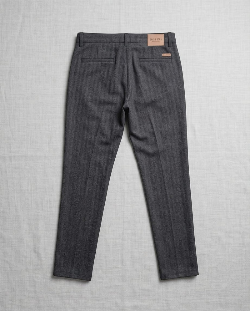 ONLY &amp; SONS Pantalone Chino Herringbone Slim