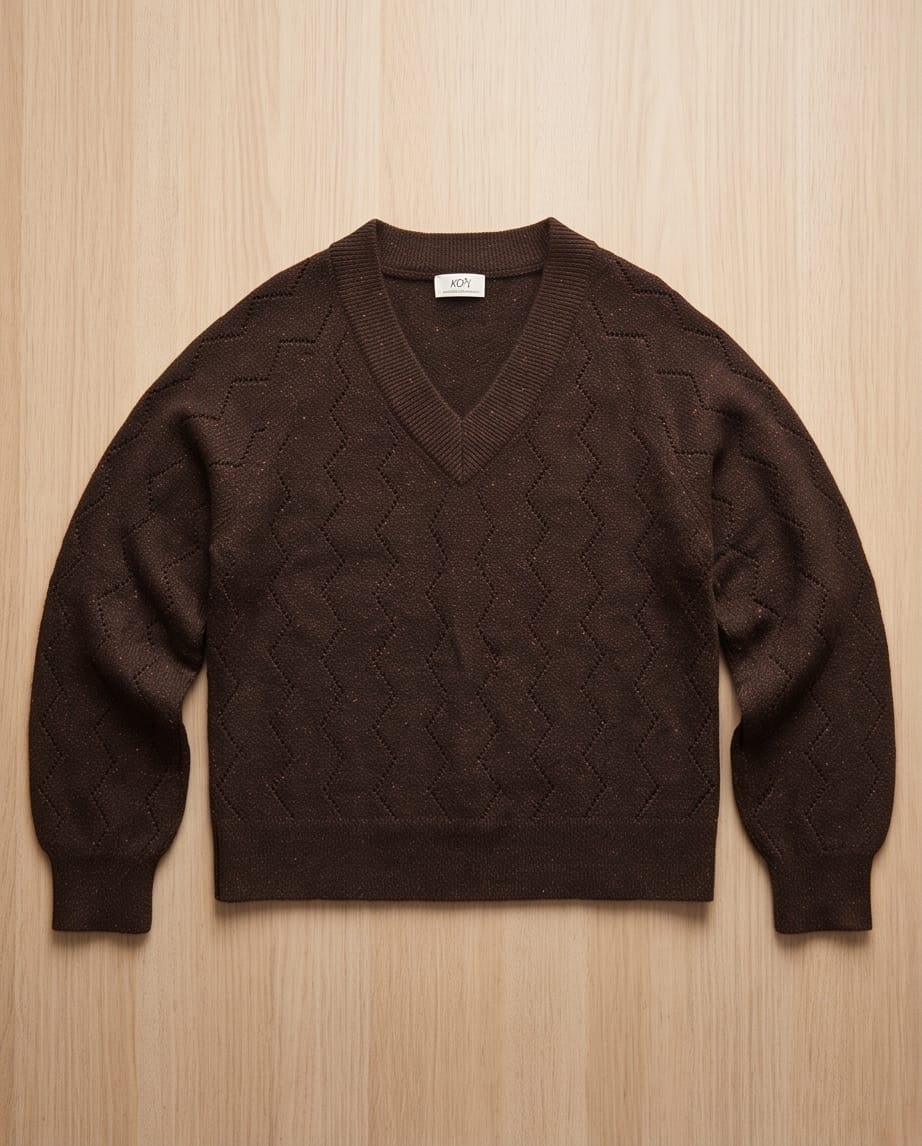 Only e Sons Maglione Scollo a V Traforato
