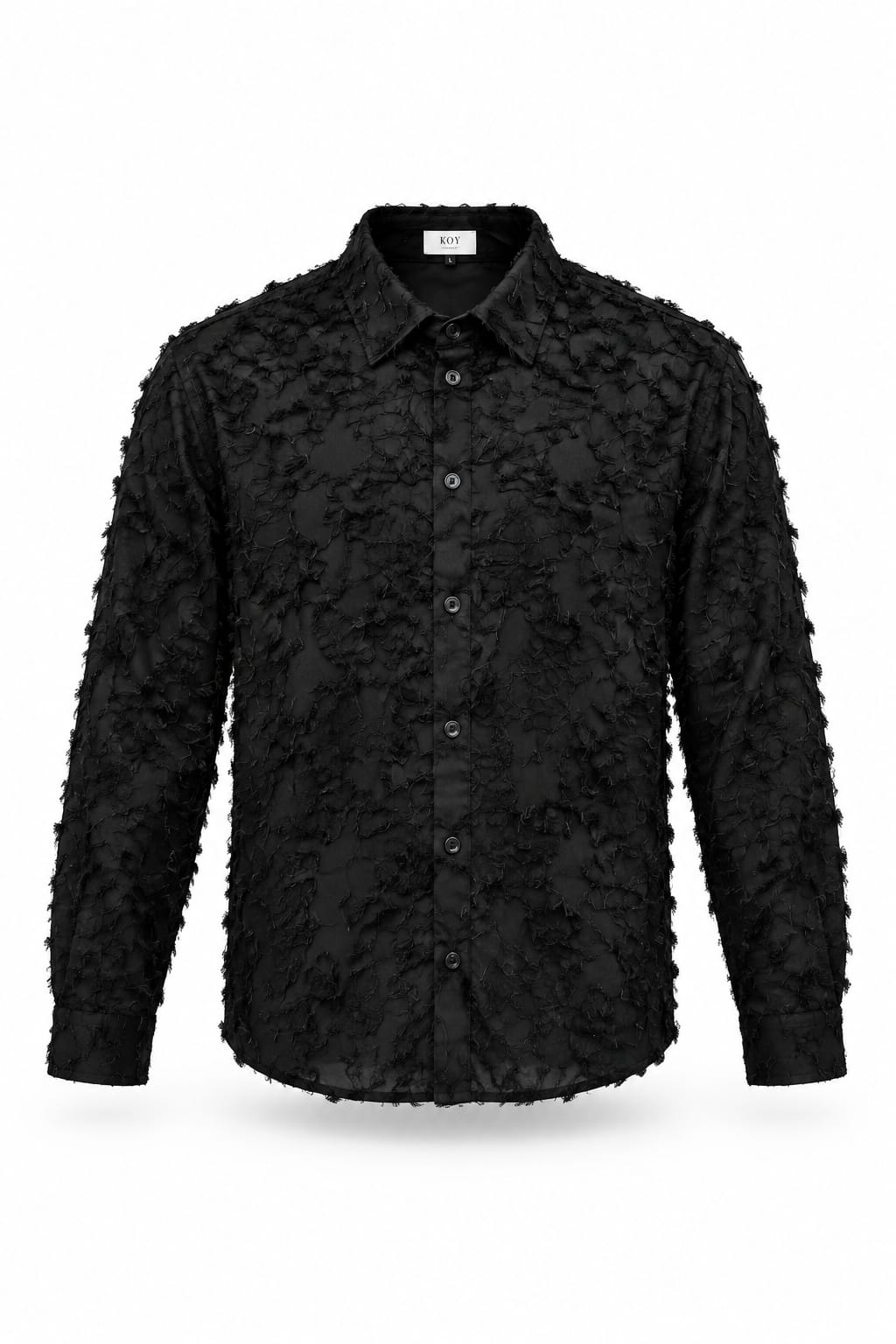JDY Camicia Fil Coupé Effetto Sfrangiato –