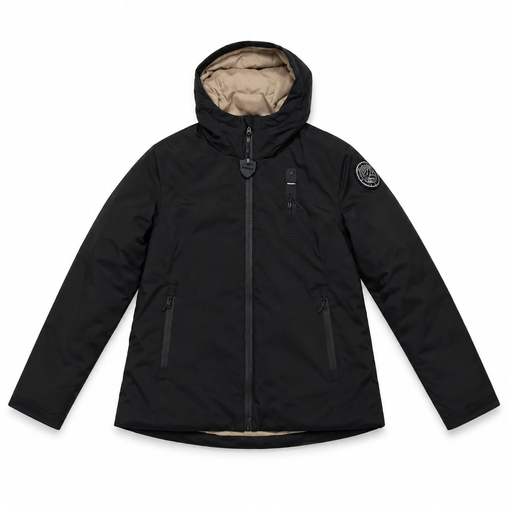BLAUER Giaccone Imbottito Liscio con Cappuccio – ERIE