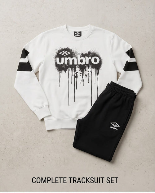 UMBRO Completo Bimbo/a Tracksuit Ink Drip Complete Set