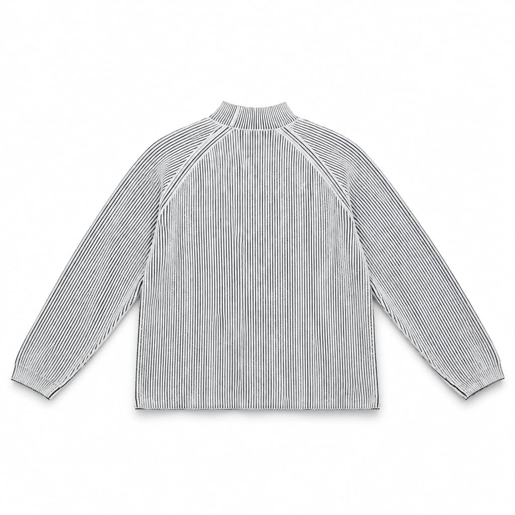CALVIN KLEIN Maglione Donna Collo Alto Monogram – Trama d’Autore