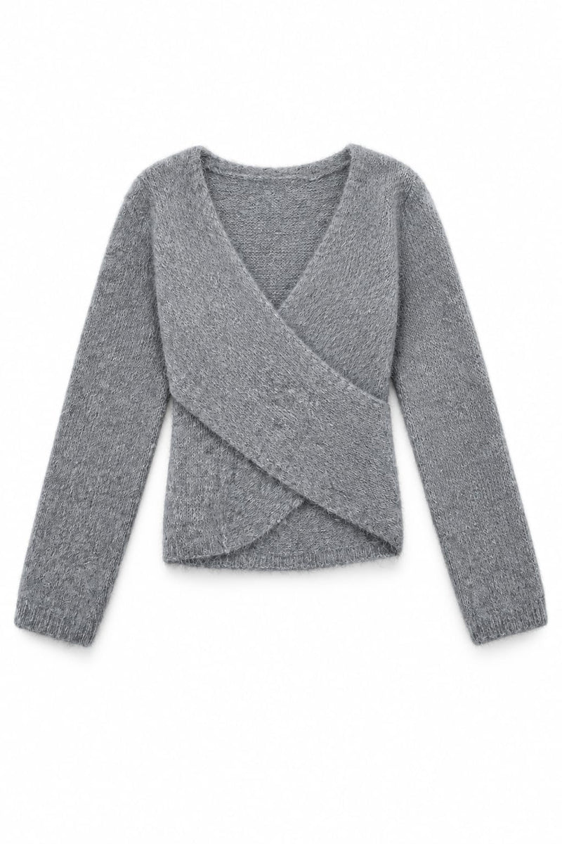 ONLY & SONS Maglia Incrociata Effetto Pelliccia