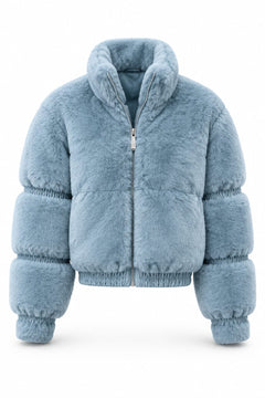 Guess Giacca Carla Faux Fur High Neck V6BL14 W4519