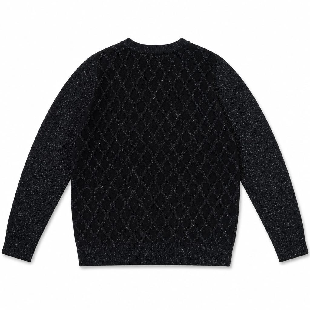 YES ZEE Maglione Lavorato Comfort Raffinato