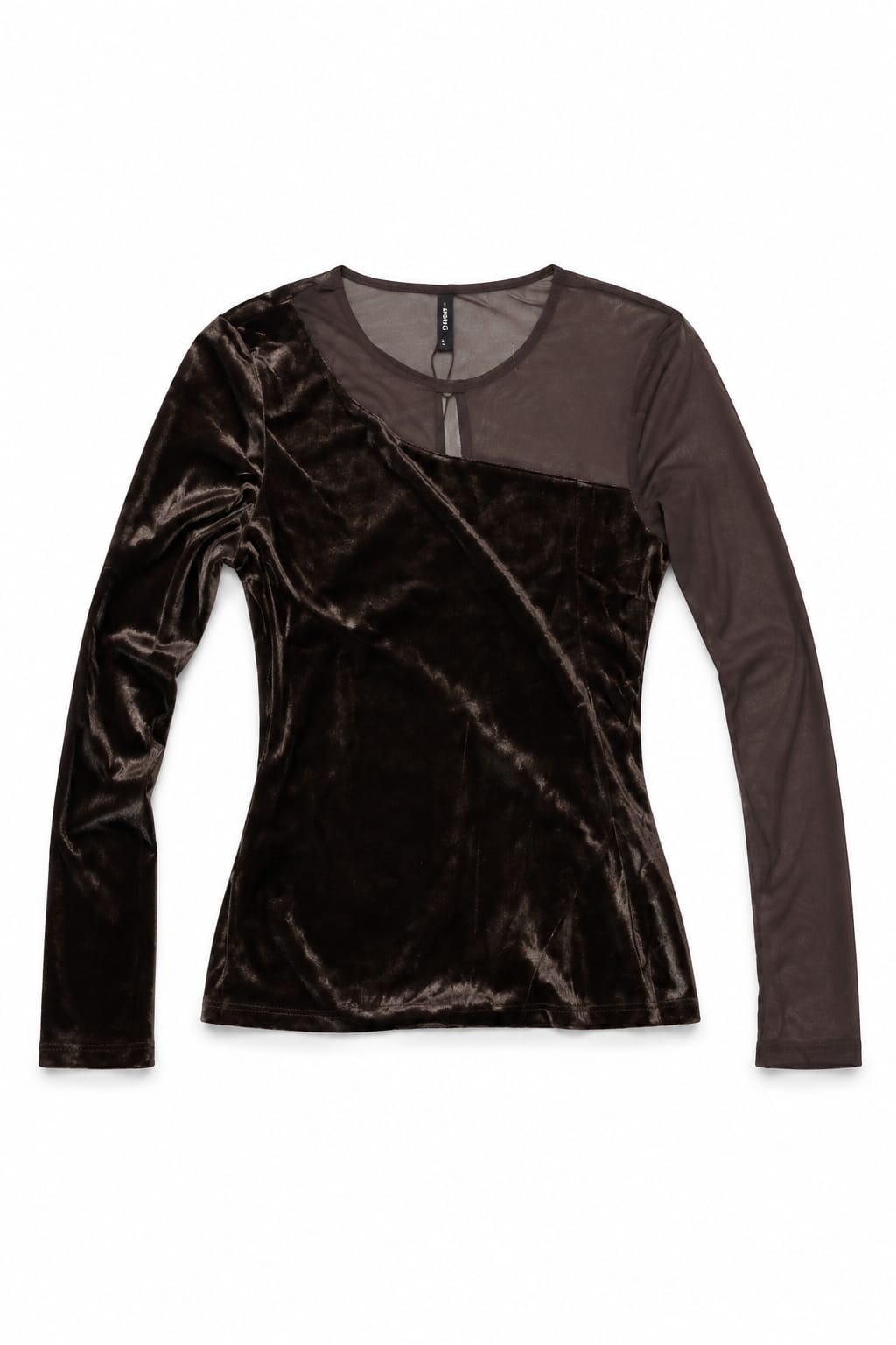 ONLY & SONS Top Velluto e Mesh