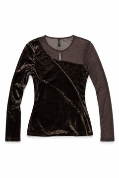 ONLY & SONS Top Velluto e Mesh