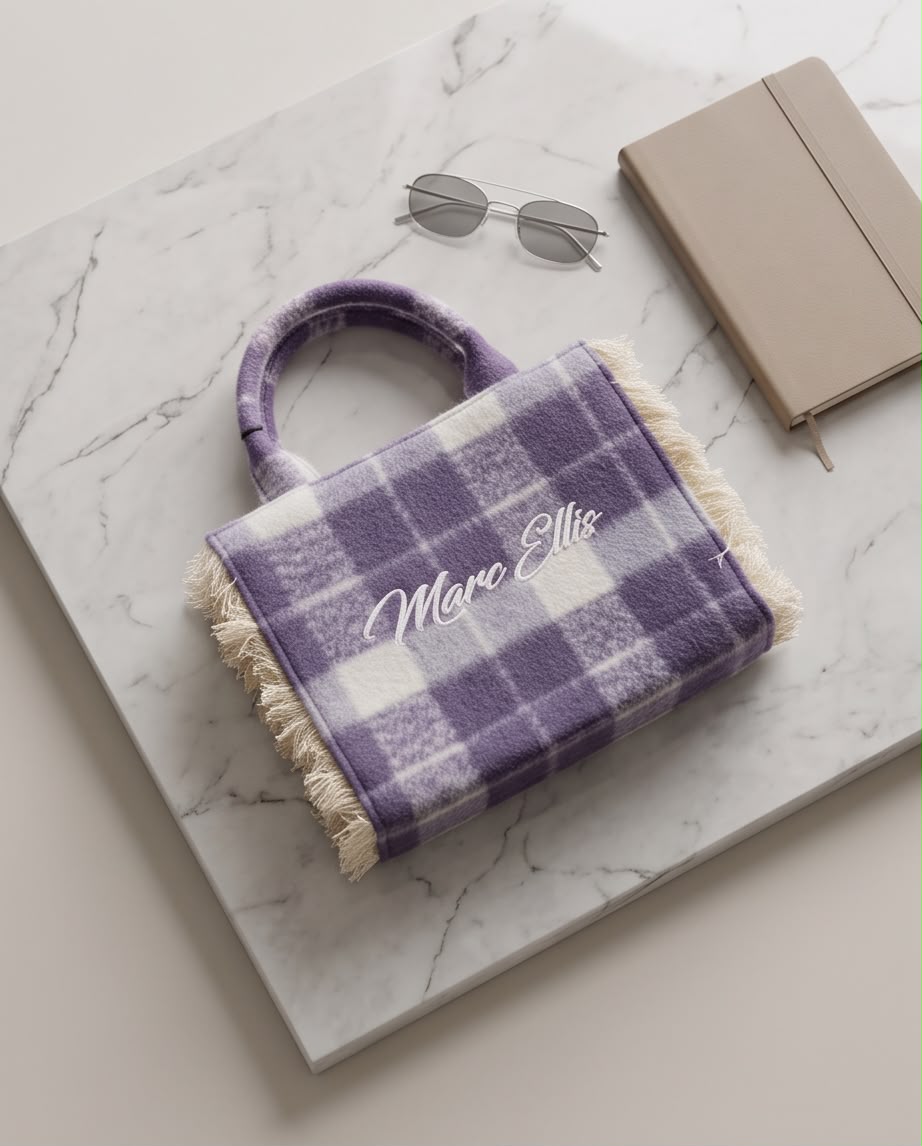 MARC ELLIS Buby check S HANDBAG