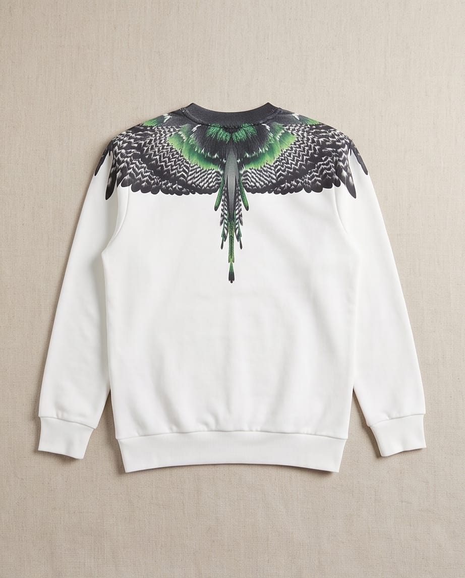 MARCELO BURLON Felpa Articulated Descent