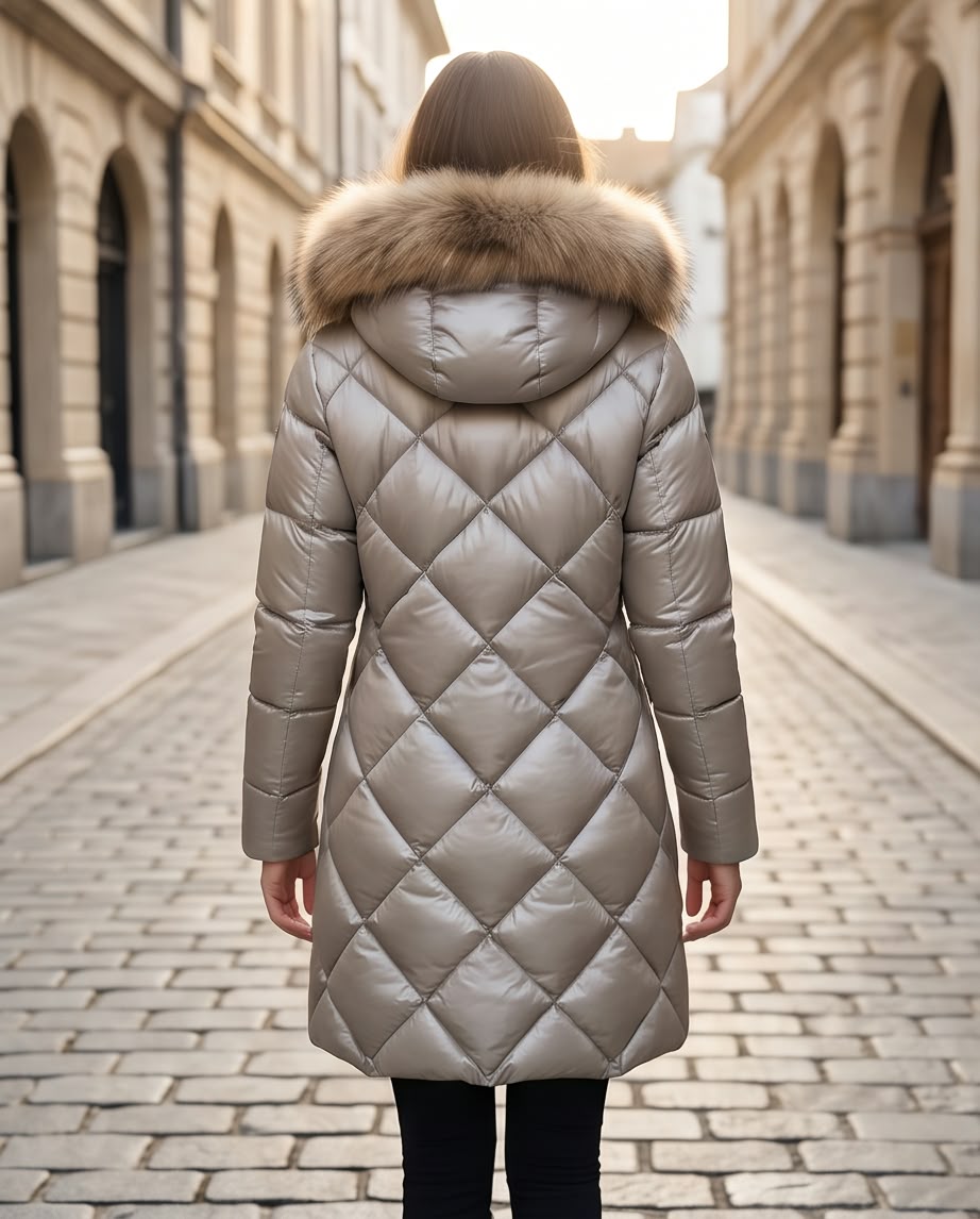 BLAUER Althea Piumino Lungo Geometrie d’Inverno