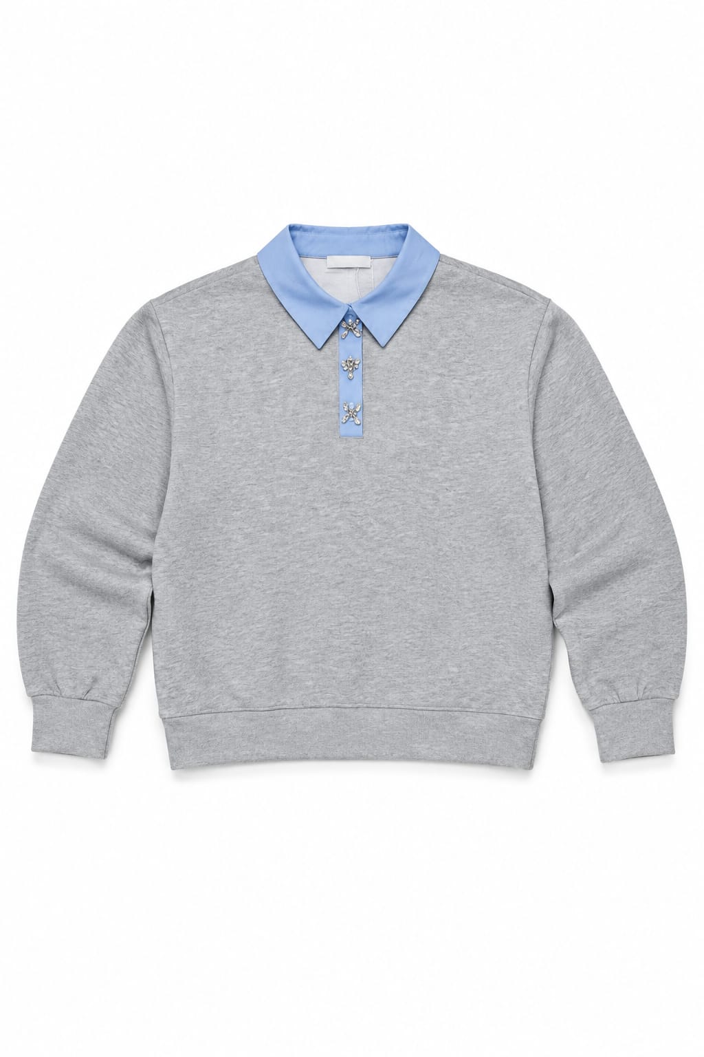ONLY Felpa con Colletto Camicia