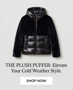 Yes Zee Piumino Ibrido Eco-Fur con Cappuccio