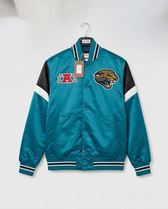 Giacca Bomber NFL Jacksonville Jaguars in raso
