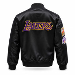 Mitchell & Ness bomber leggero in raso lucido