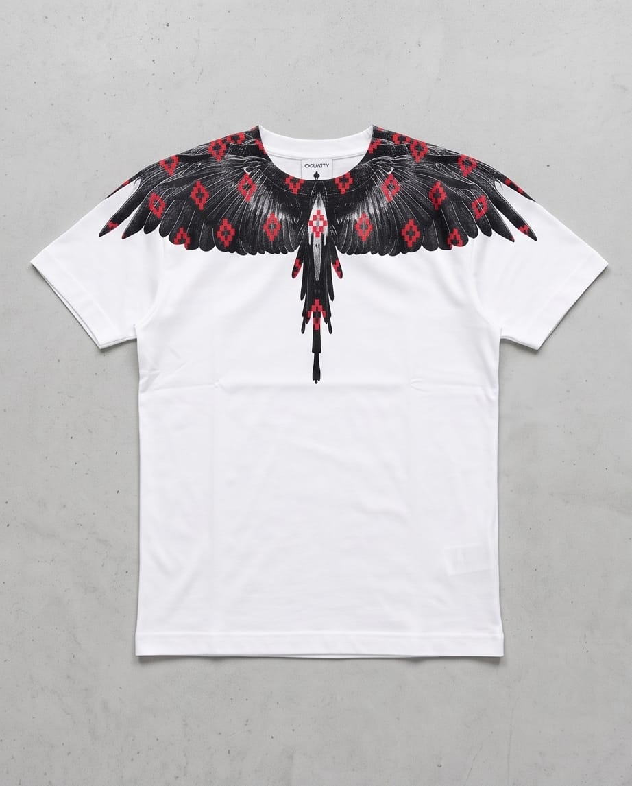 MARCELO BURLON T-Shirt Crimson Cipher