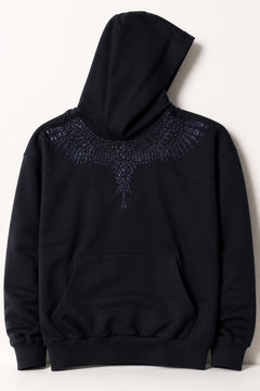 MARCELO BURLON Hoodie - Ali con Brillantini