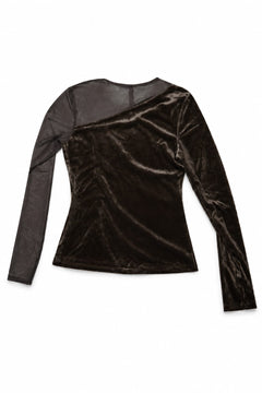 ONLY & SONS Top Velluto e Mesh