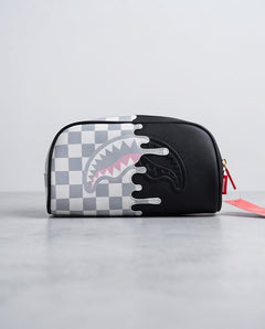 SPRAYGROUND Astuccio Split Drip Checkerboard Black