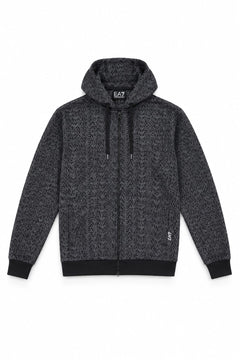 Felpa full zip con cappuccio EA7 Emporio Armani 7M002206