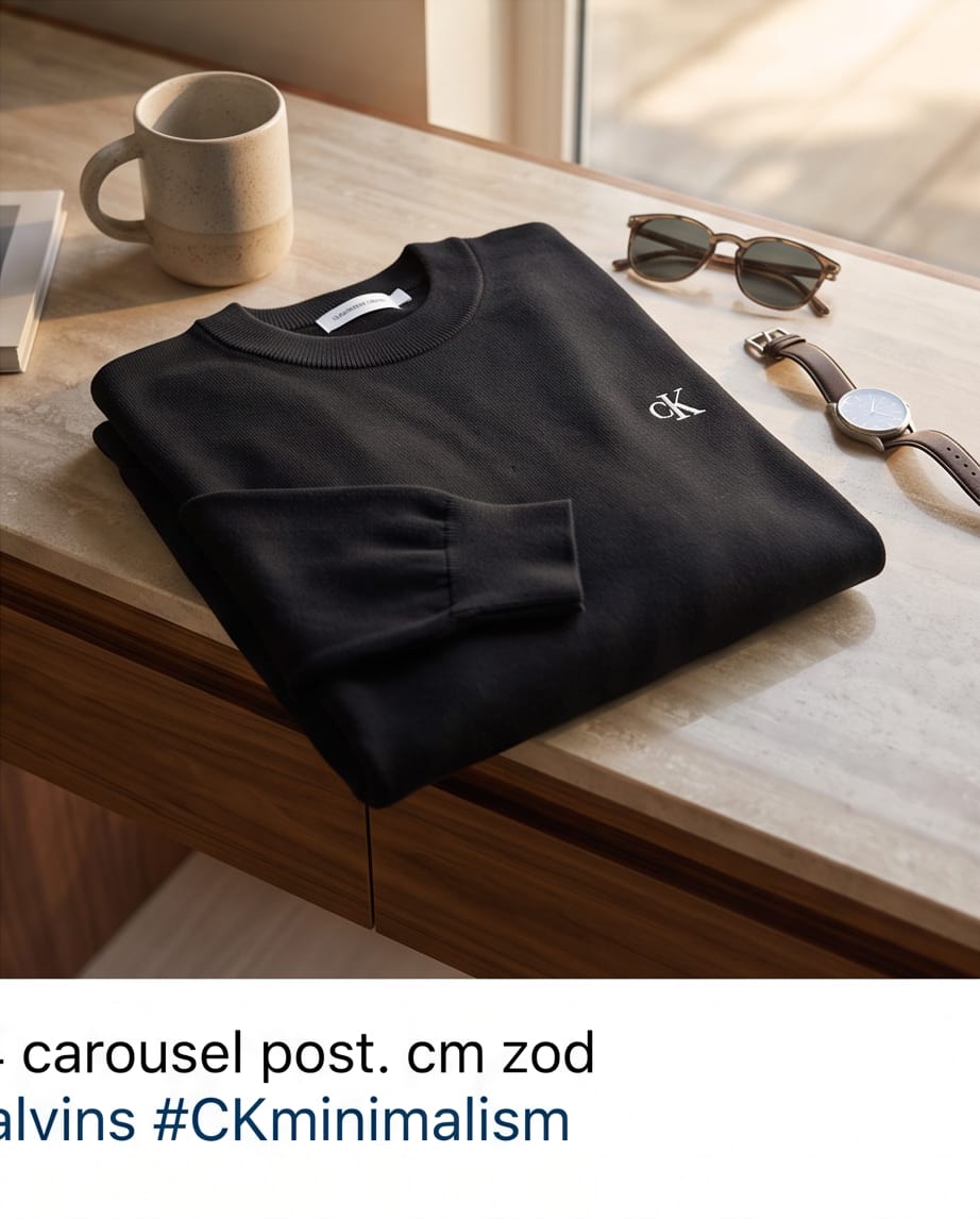 CALVIN KLEIN Maglione Girocollo Logo Ricama