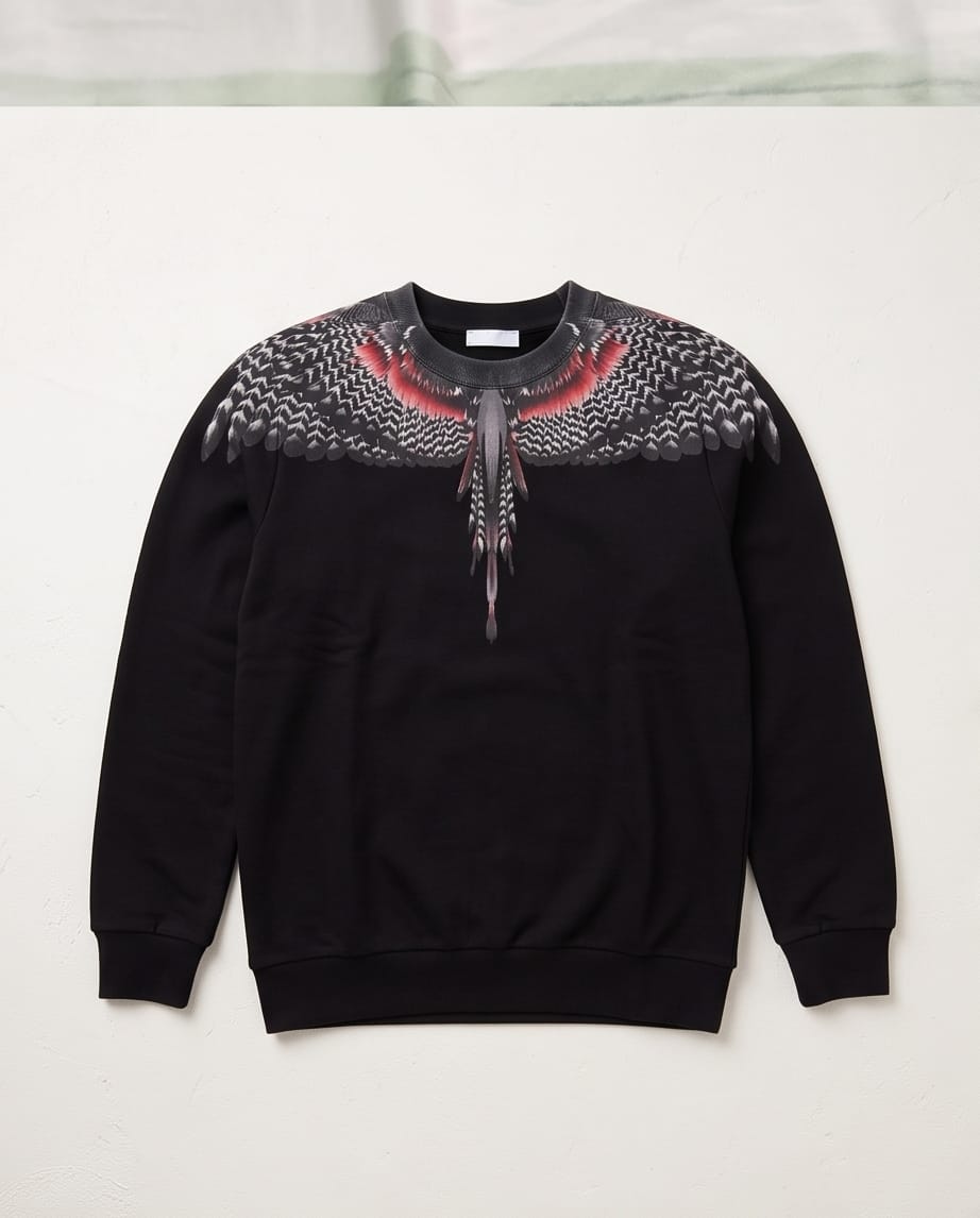 MARCELO BURLON Felpa Articulated Descent