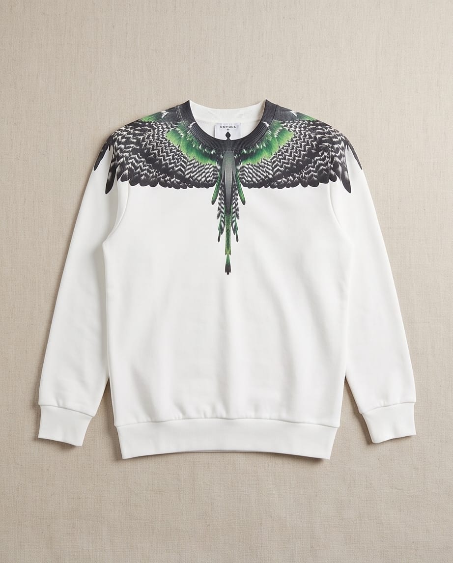 MARCELO BURLON Felpa Articulated Descent