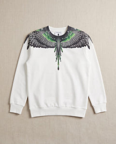 MARCELO BURLON Felpa Articulated Descent