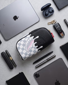 SPRAYGROUND Astuccio Split Drip Checkerboard Black