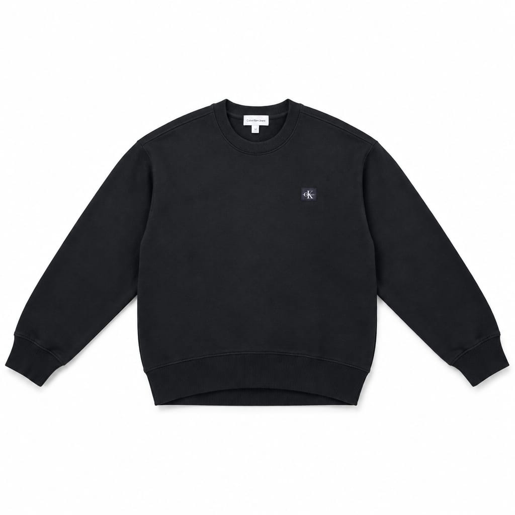 Calvin Klein Felpa Scollo a V Eleganza Rilassata