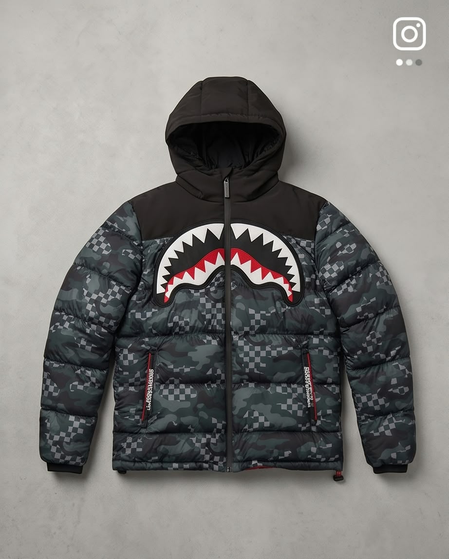 Piumino Sprayground Uomo con cappuccio