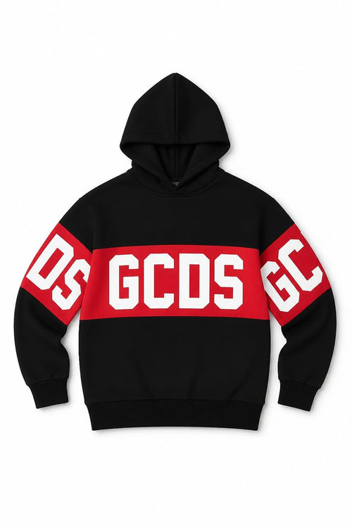 GCDS Band Logo Hoodie Architettura Sportiva